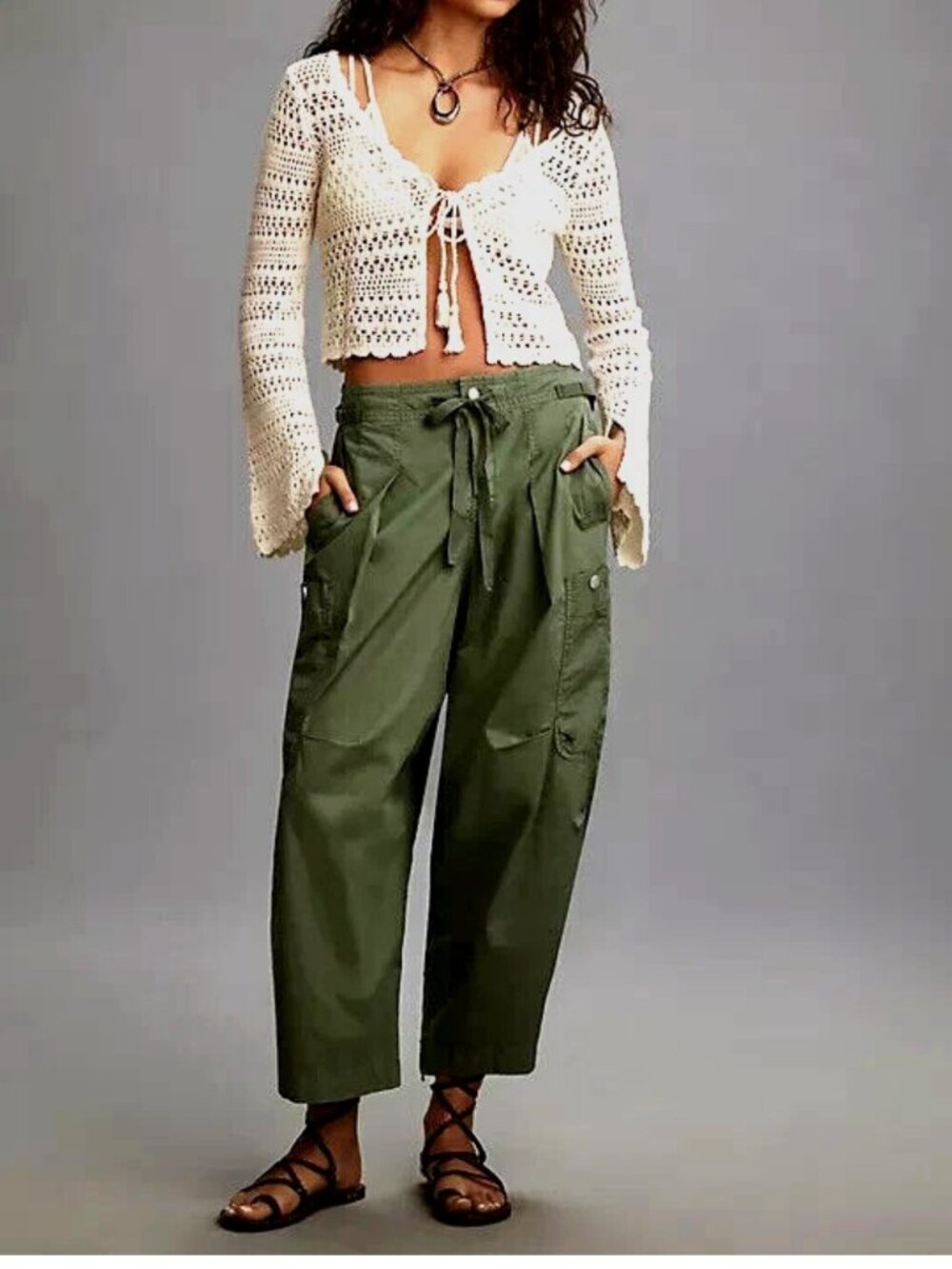 NWOT Anthropologie Pilcro Slouchy Fit Surplus Pants MSRP $138
